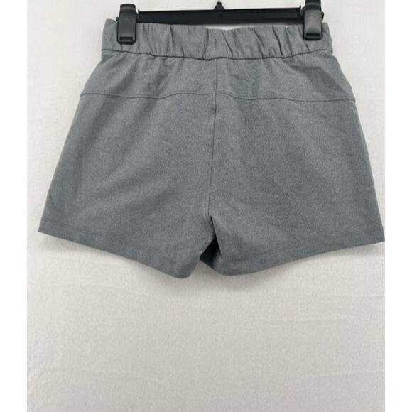 lululemon Women's Gray Shorts with Pockets Elastic Drawstring Waist Size 4 - Picture 3 of 4